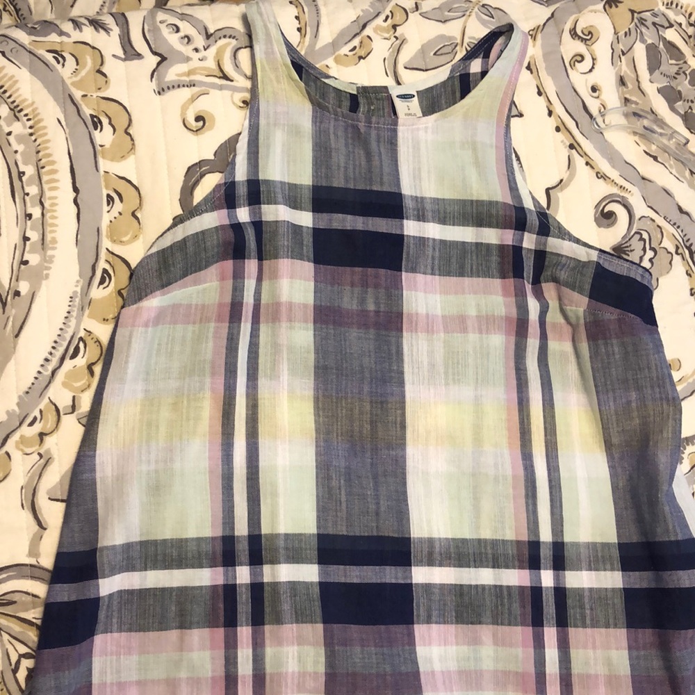 Button Back Tank